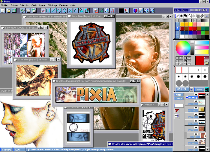 capture d'écran Pixia